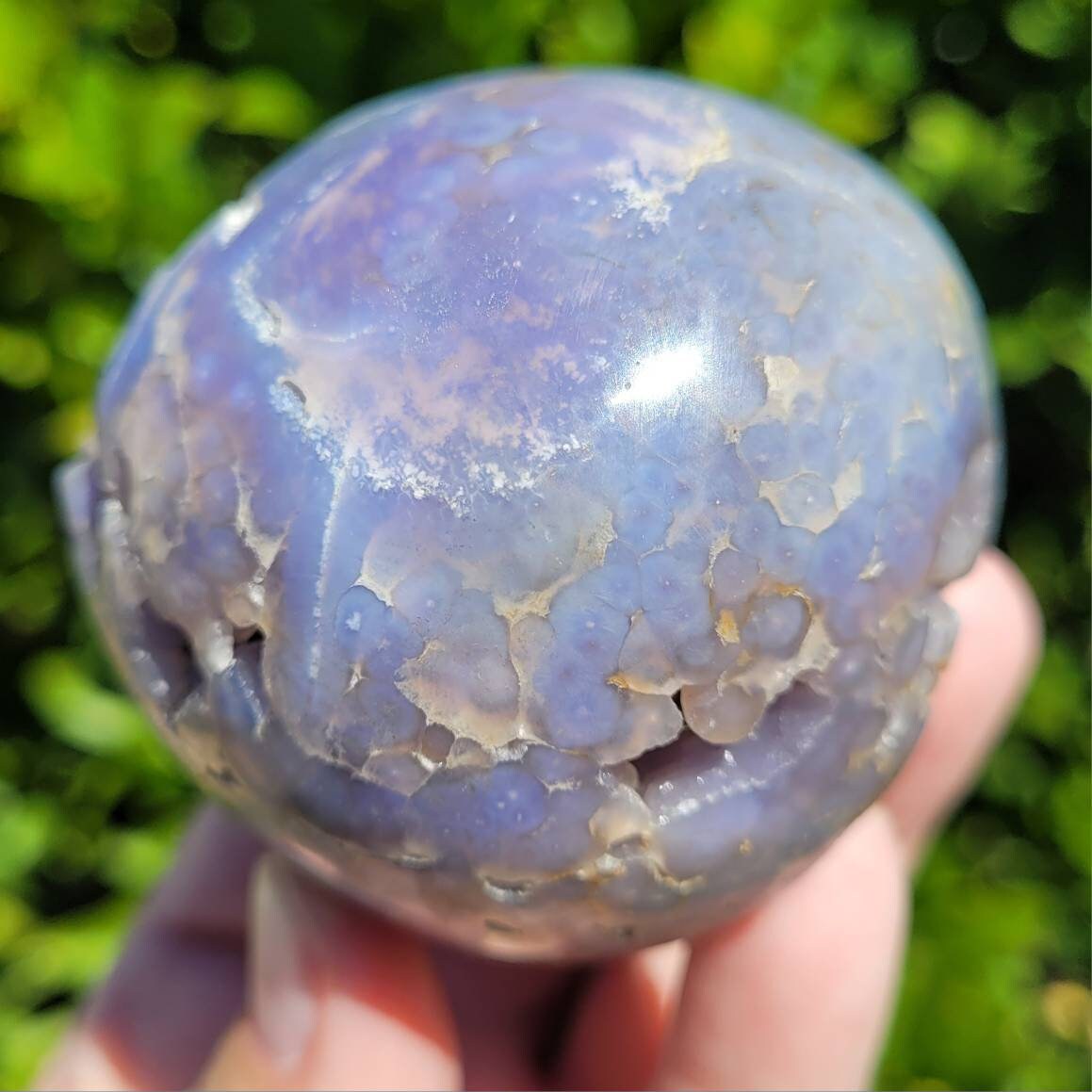 Grape Agate Sphere