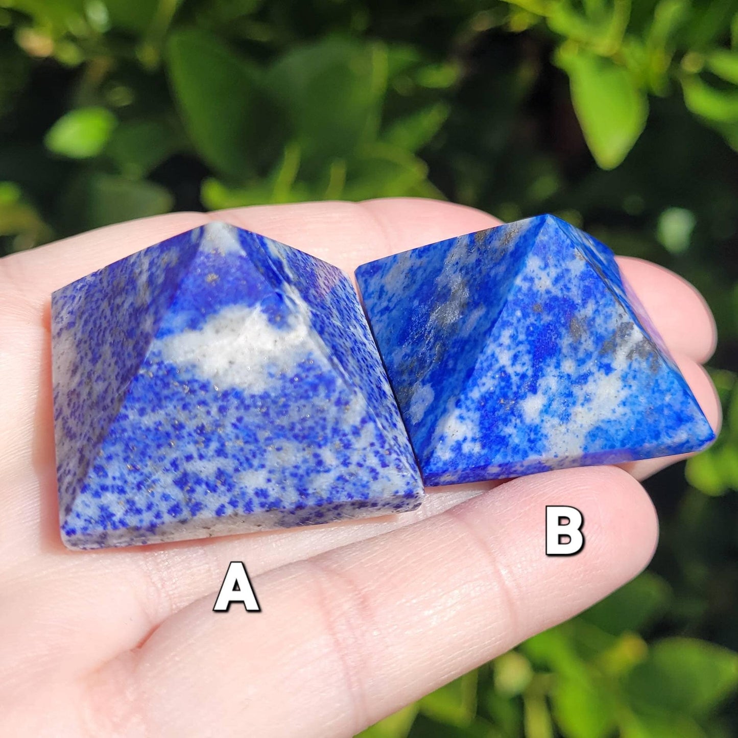 Lapis Lazuli Pyramid Crystals