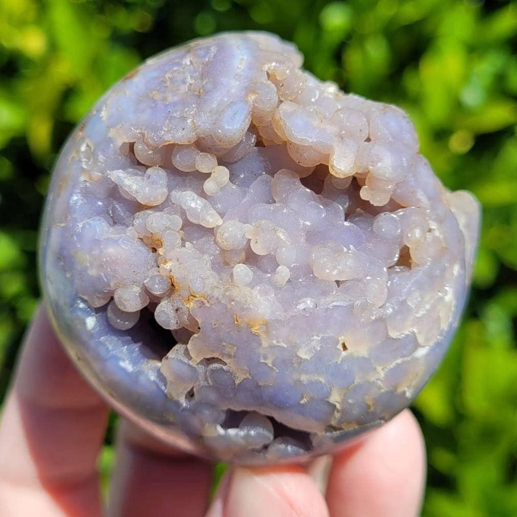 Grape Agate Crystal Sphere