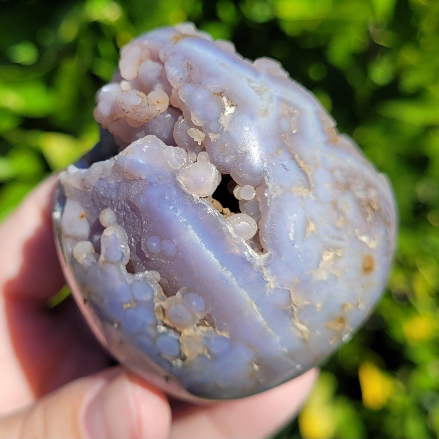 Grape Agate Sphere