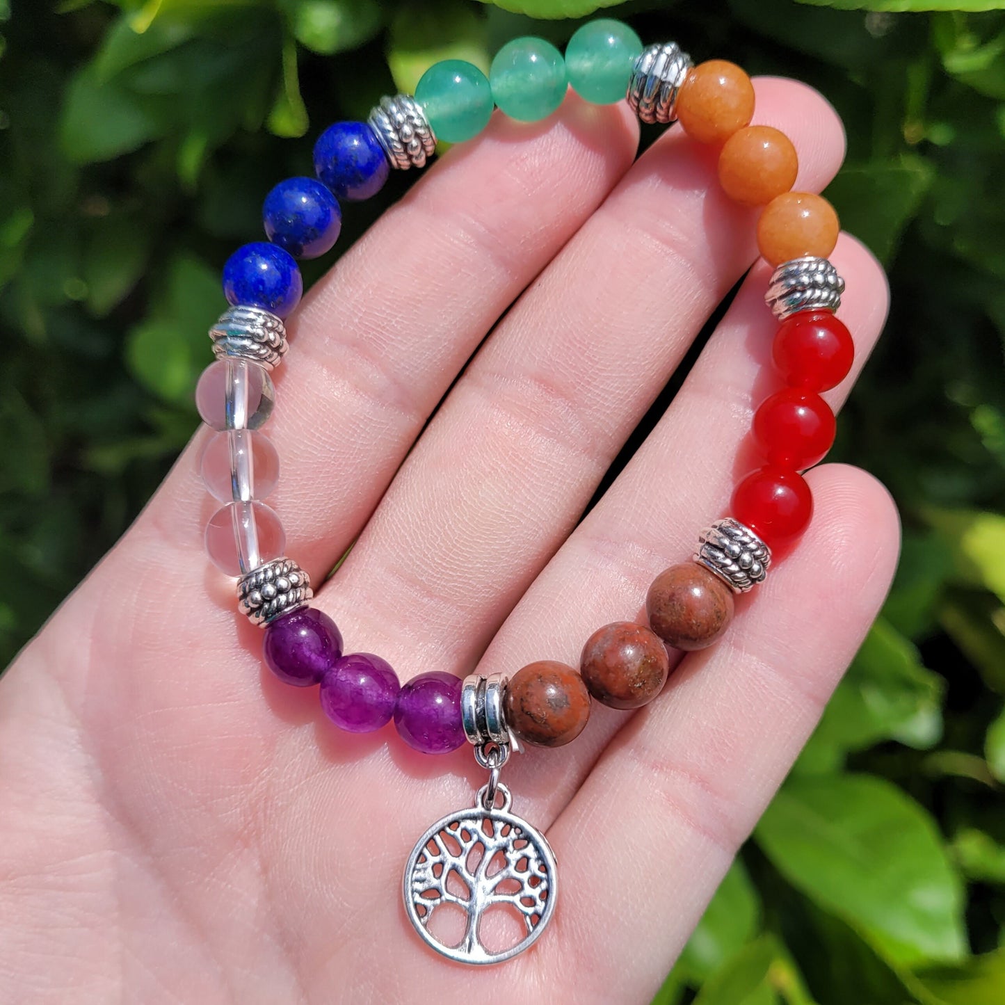 Rainbow Tree of Life Bracelet